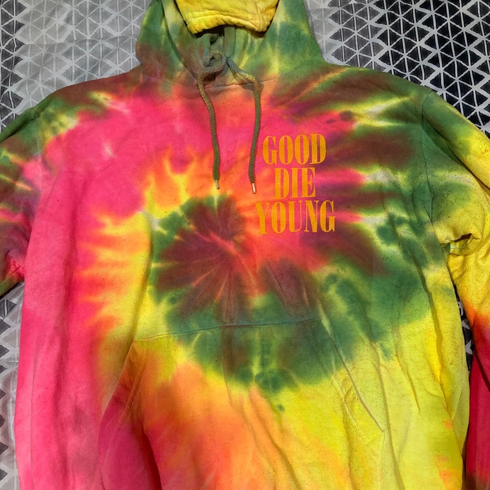 Assholes Live Forever Tie Dye Sweatshirt